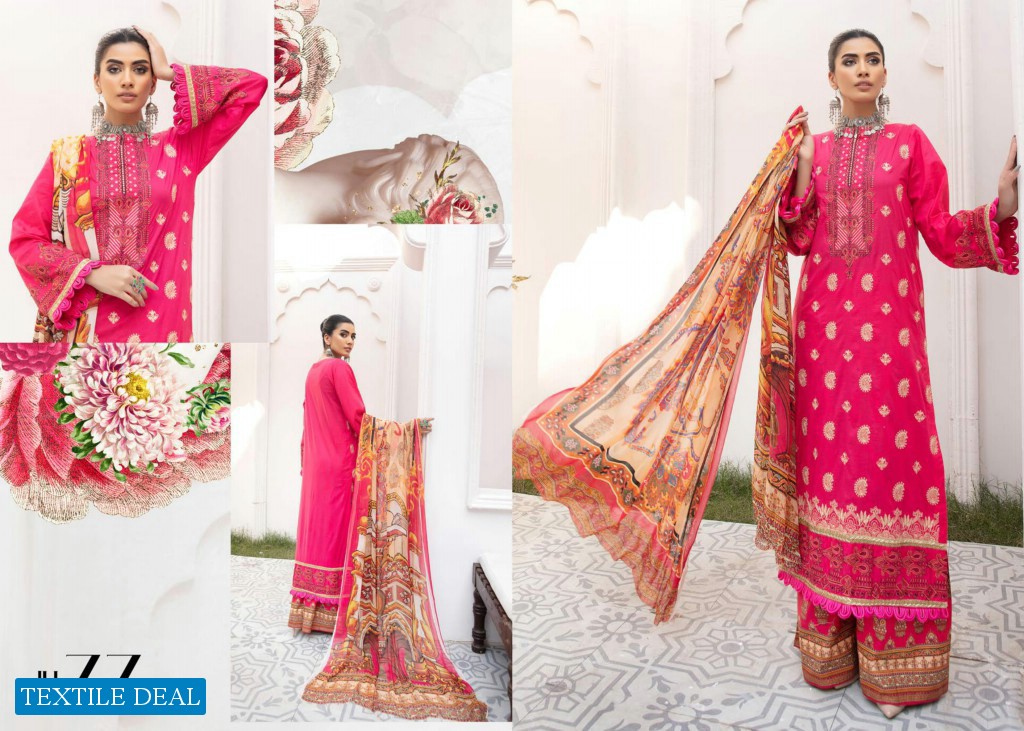 Johra Mehr Wholesale Embroidered Lawn Collection Pakistani Dress