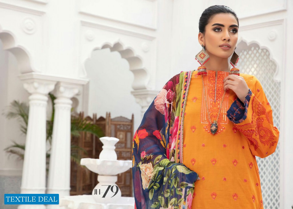 Johra Mehr Wholesale Embroidered Lawn Collection Pakistani Dress