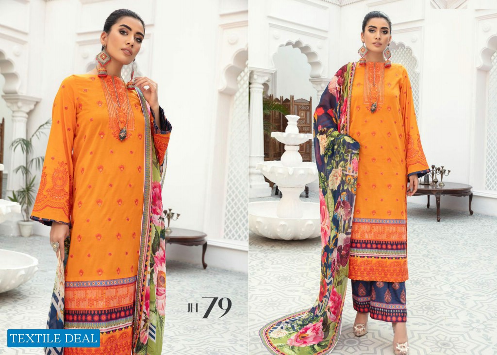 Johra Mehr Wholesale Embroidered Lawn Collection Pakistani Dress