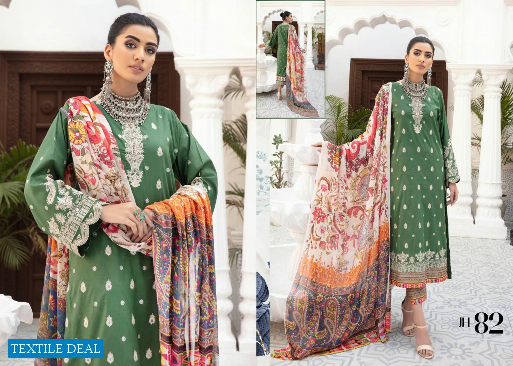 Johra Mehr Wholesale Embroidered Lawn Collection Pakistani Dress