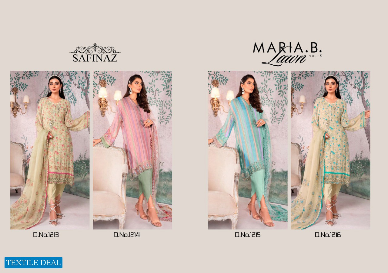 Safinaz Maria B Lawn Vol-8 Wholesale Lawn Pakistani Concept Dress
