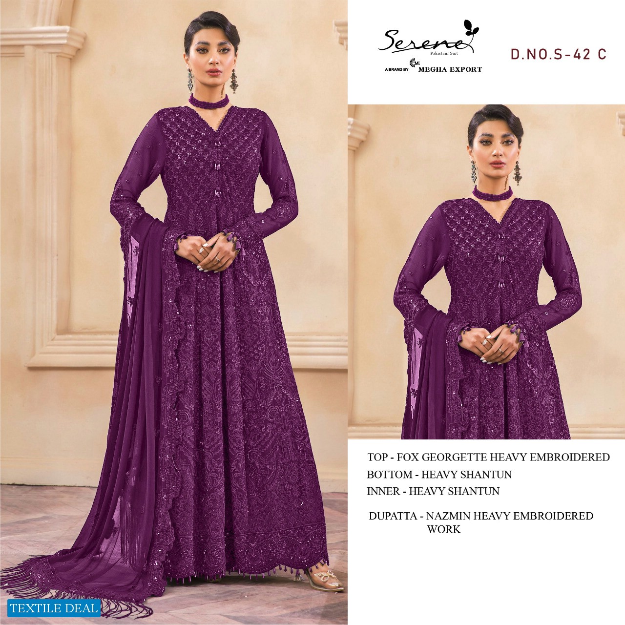 Serene S-42 Wholesale Pakistani Concept Dress