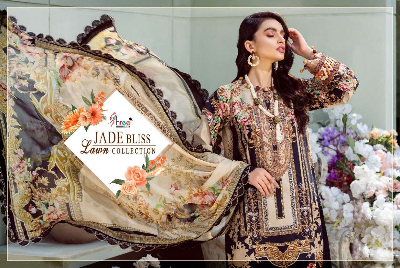 ADE BLISS LAWN COLLECTION BY SHREE FABS PAKISTANI DESIGNER SALWAR KAMEEZ