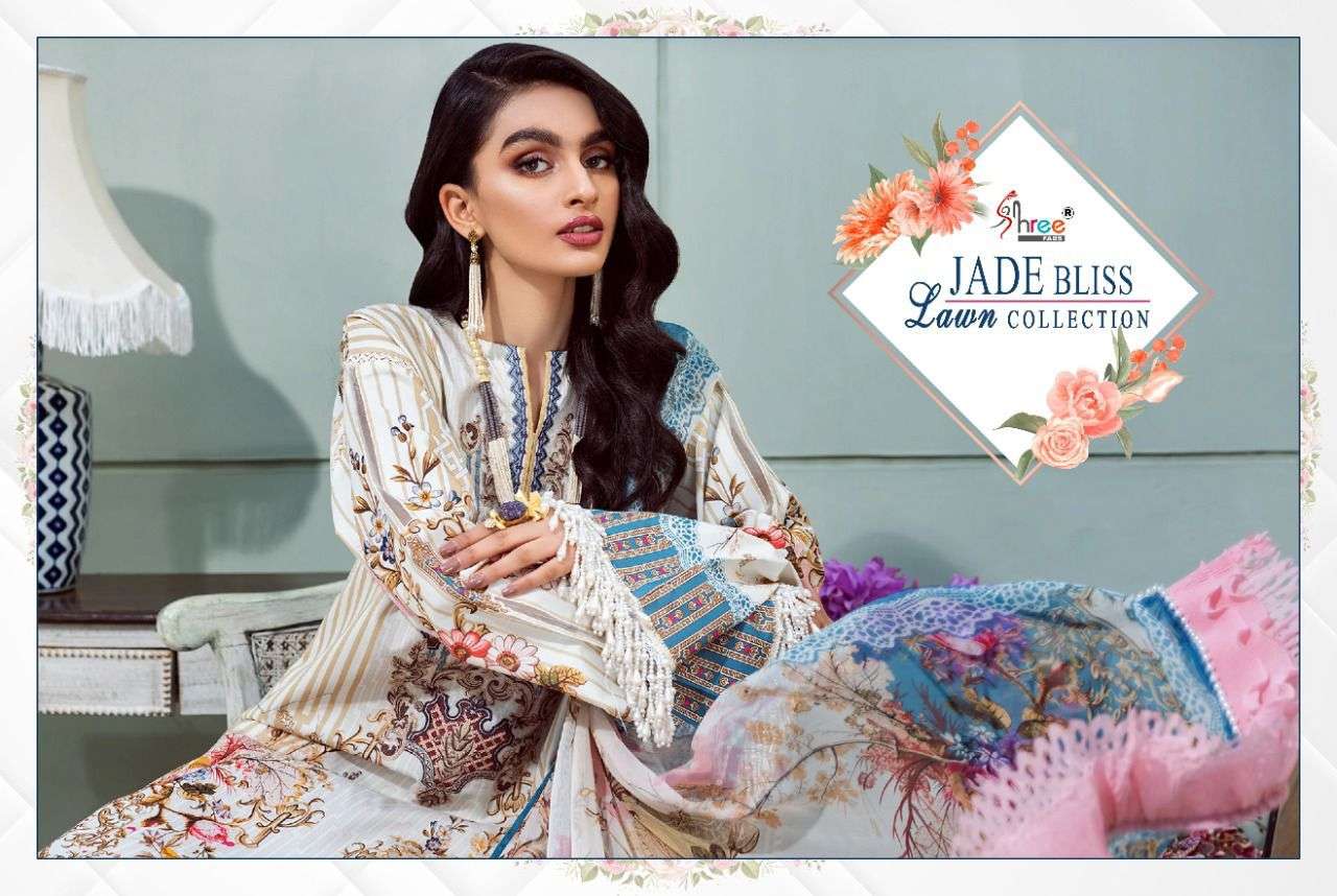 ADE BLISS LAWN COLLECTION BY SHREE FABS PAKISTANI DESIGNER SALWAR KAMEEZ