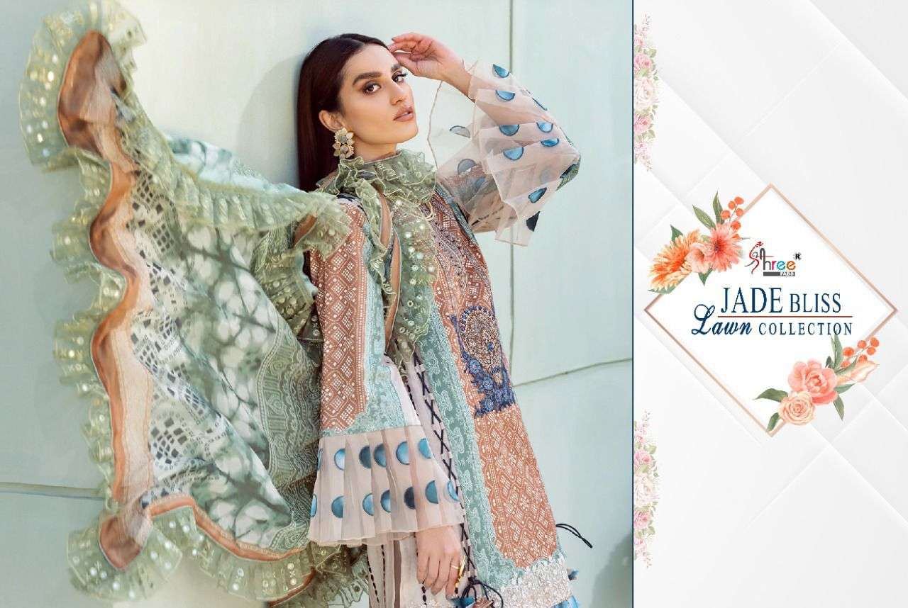 ADE BLISS LAWN COLLECTION BY SHREE FABS PAKISTANI DESIGNER SALWAR KAMEEZ