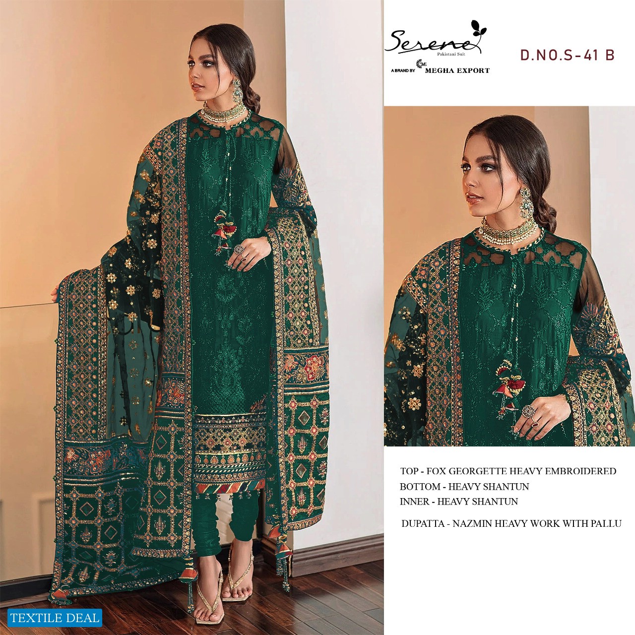 Serene S-41 Wholesale Pakistani Concept Salwar Kameez