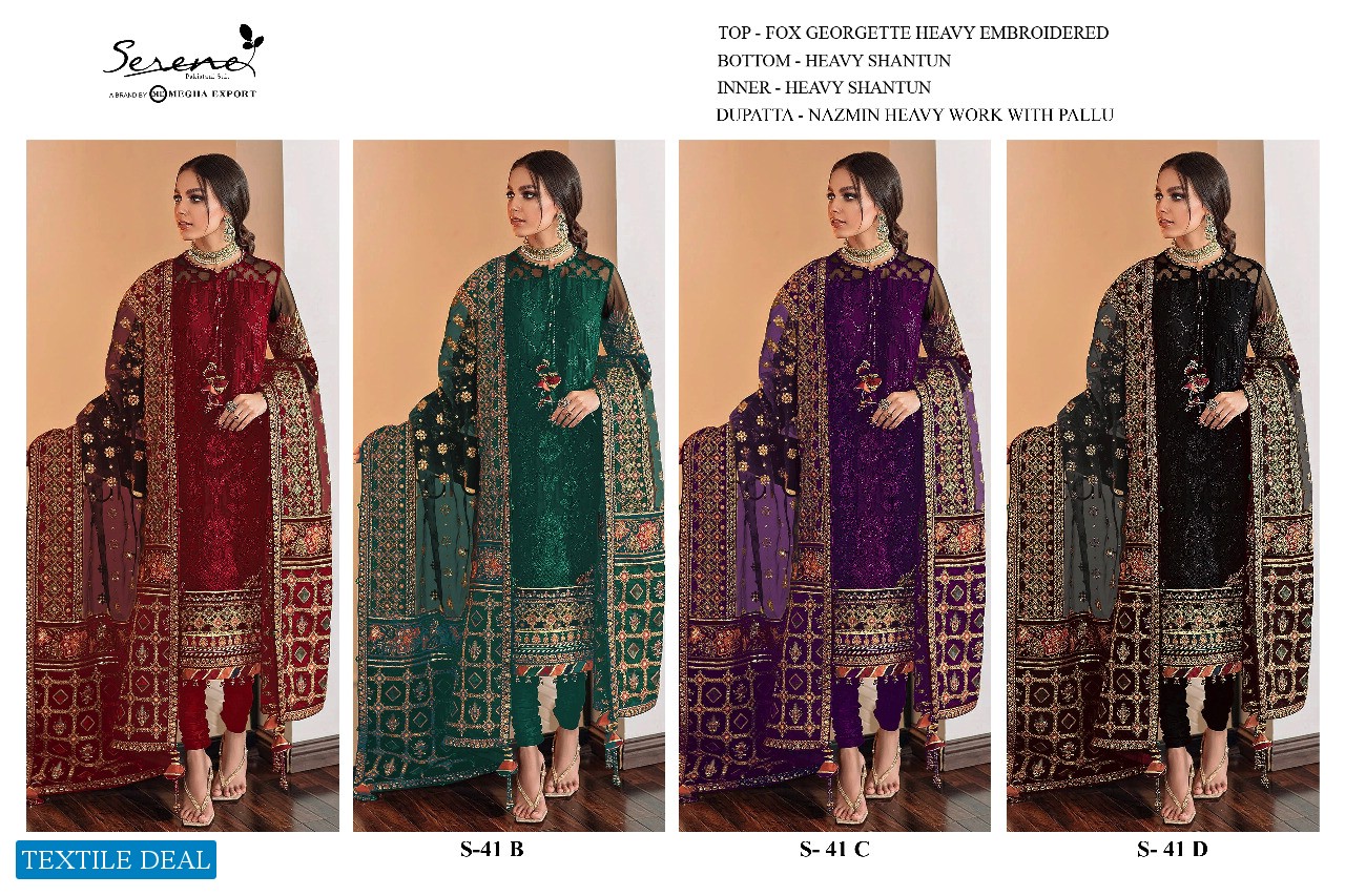 Serene S-41 Wholesale Pakistani Concept Salwar Kameez