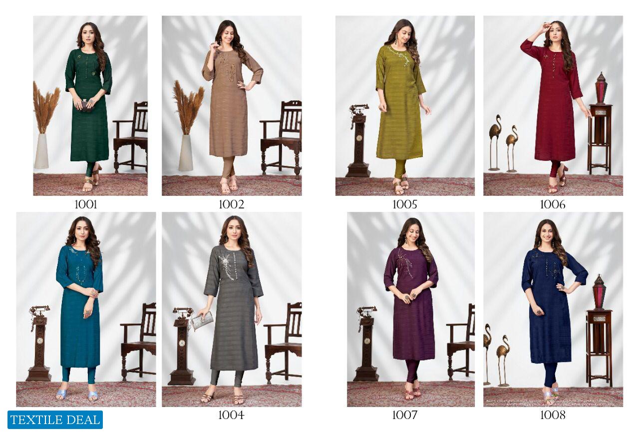 Sweety Scroll Wholesale Long Kurti Catalogs