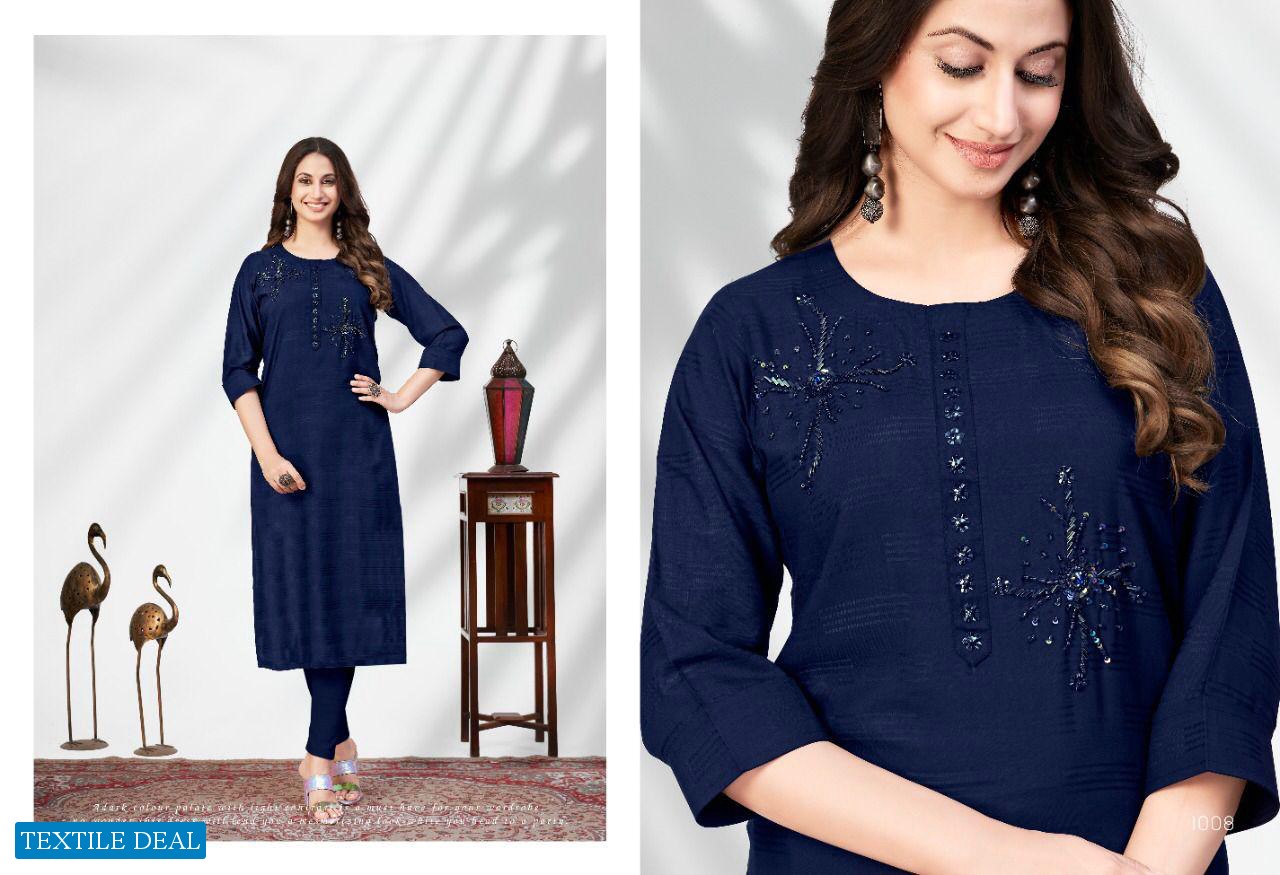 Sweety Scroll Wholesale Long Kurti Catalogs