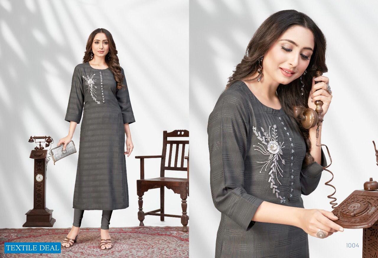 Sweety Scroll Wholesale Long Kurti Catalogs