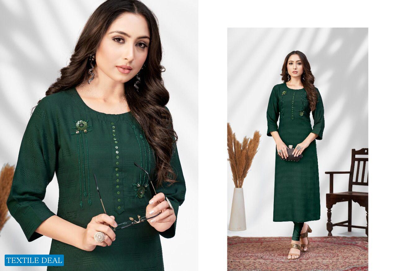 Sweety Scroll Wholesale Long Kurti Catalogs
