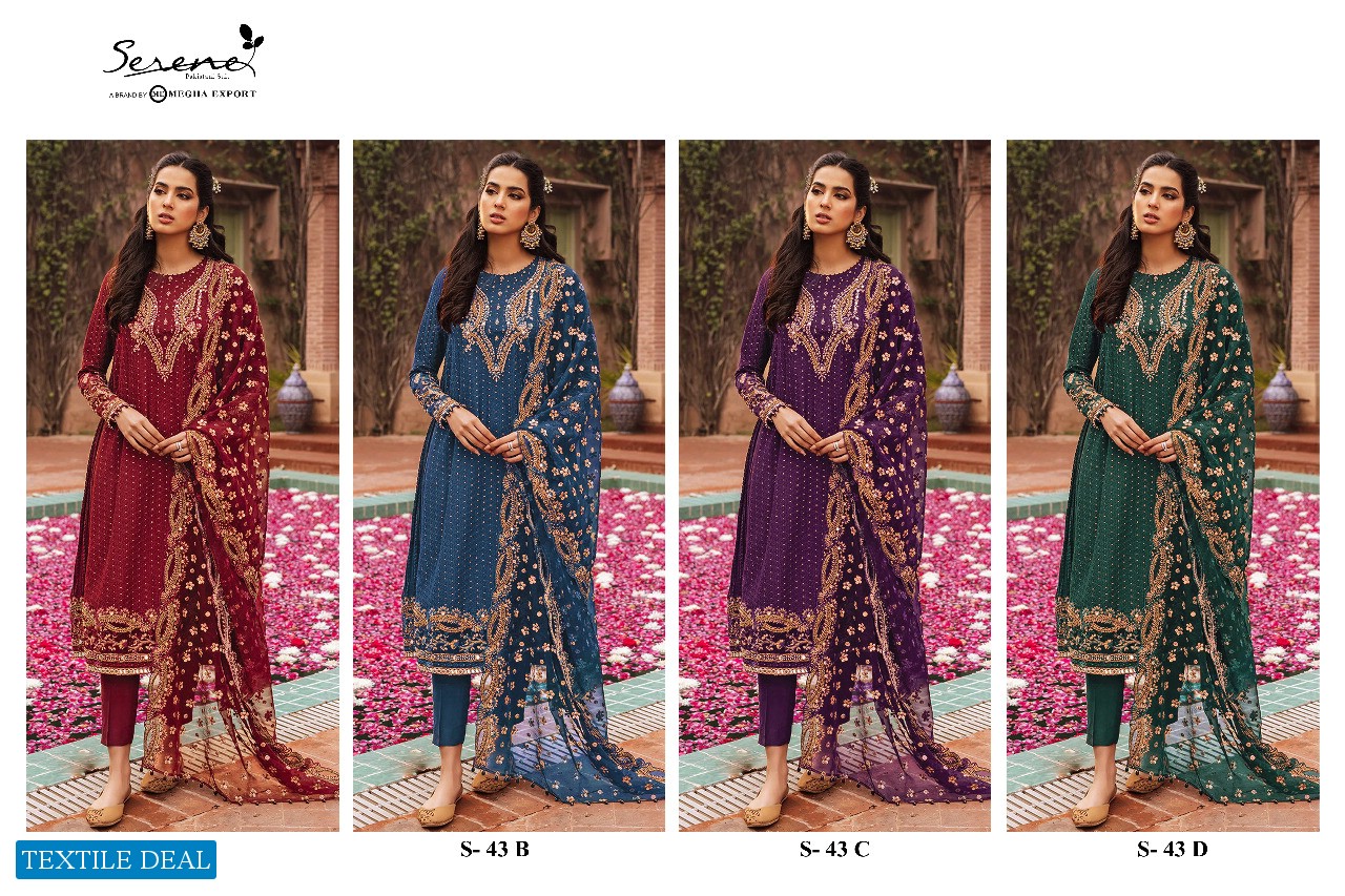 Serene S-43 Wholesale Pakistani Concept Dress Catalogs