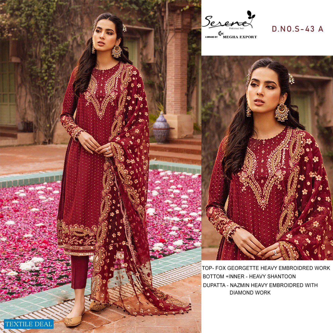 Serene S-43 Wholesale Pakistani Concept Dress Catalogs