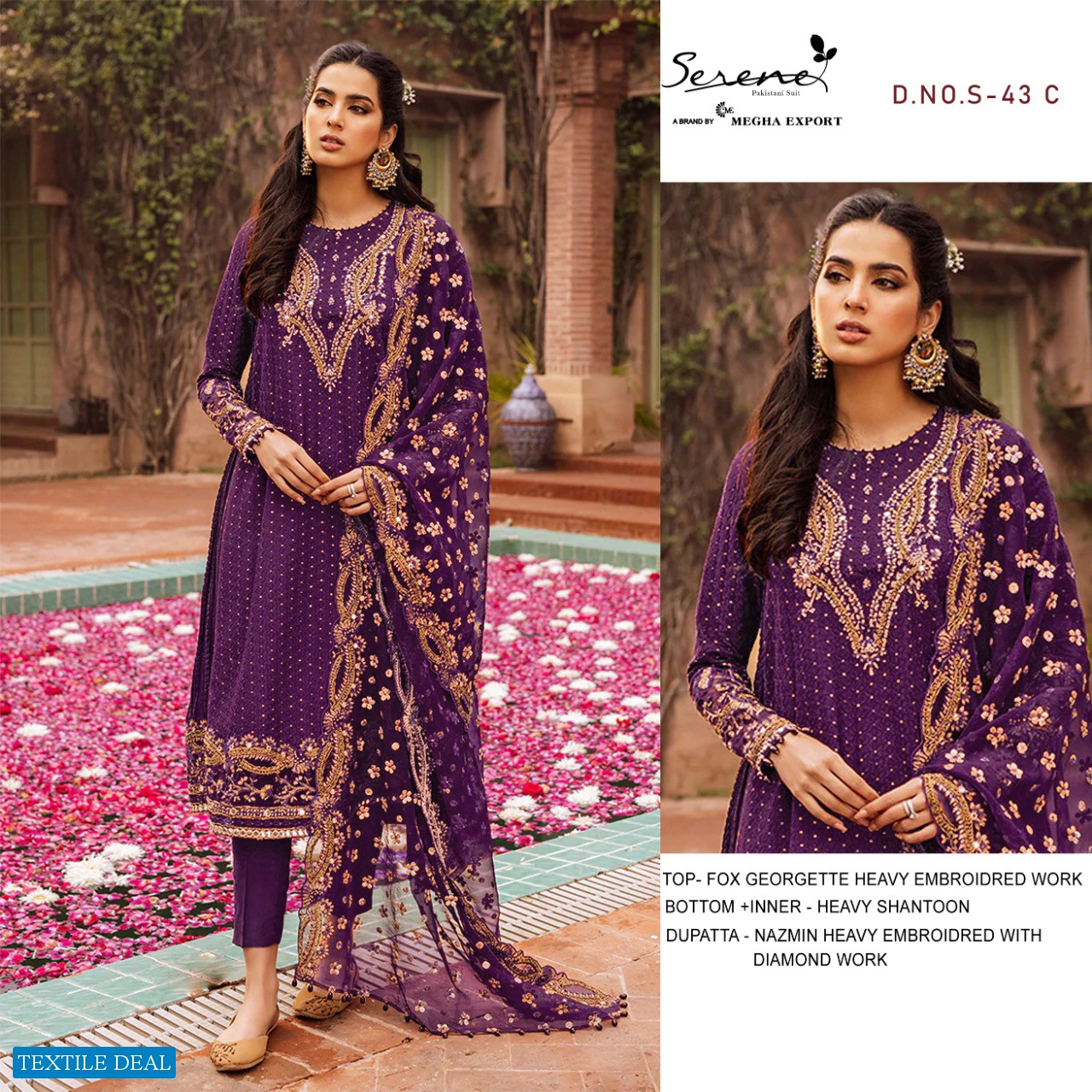 Serene S-43 Wholesale Pakistani Concept Dress Catalogs