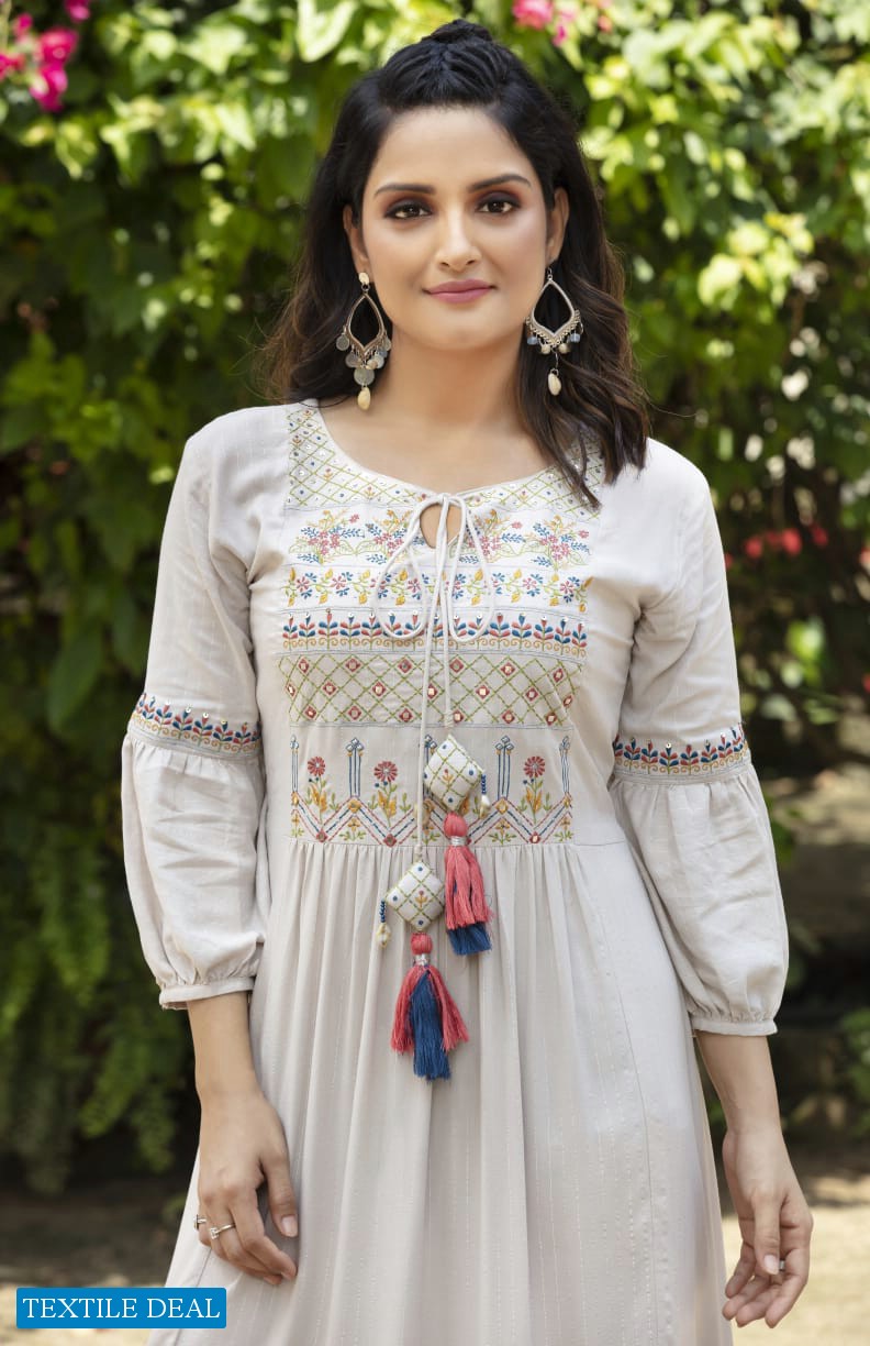 Ashmi Ghoomar Wholesale Anarkali Designer Long Kurtis