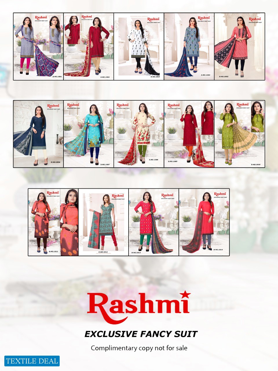 Amit Rashmi Vol-14 Wholesale Synthetic Dress Material