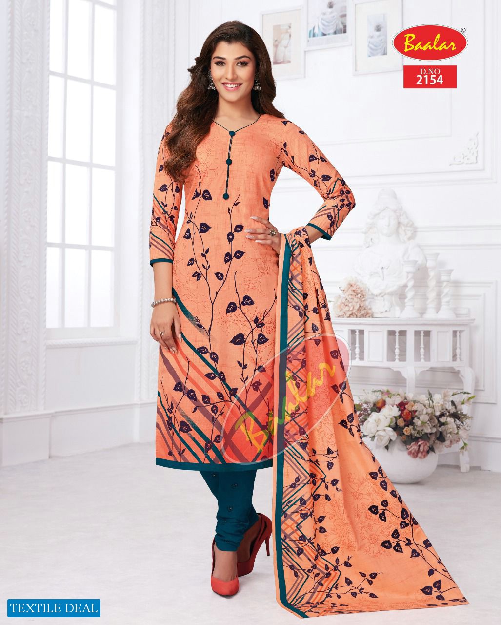 Baalar Zara Vol-11 Wholesale Pure Cotton Printed Dress Material