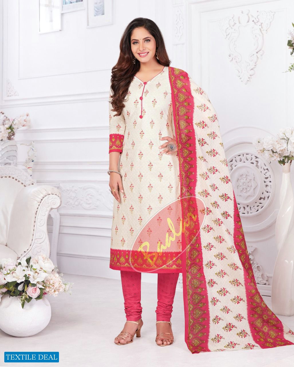 Baalar Zara Vol-11 Wholesale Pure Cotton Printed Dress Material