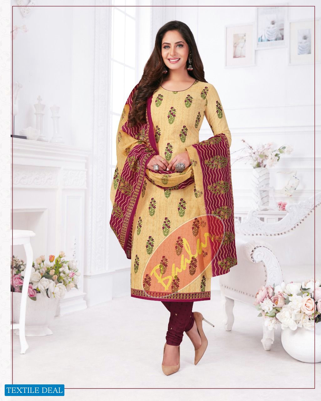 Baalar Zara Vol-11 Wholesale Pure Cotton Printed Dress Material