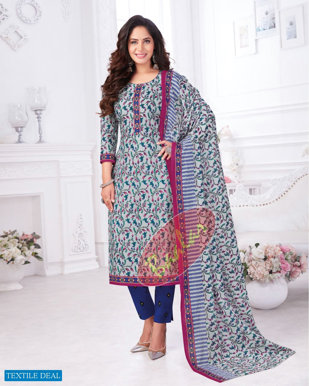 Baalar Zara Vol-11 Wholesale Pure Cotton Printed Dress Material