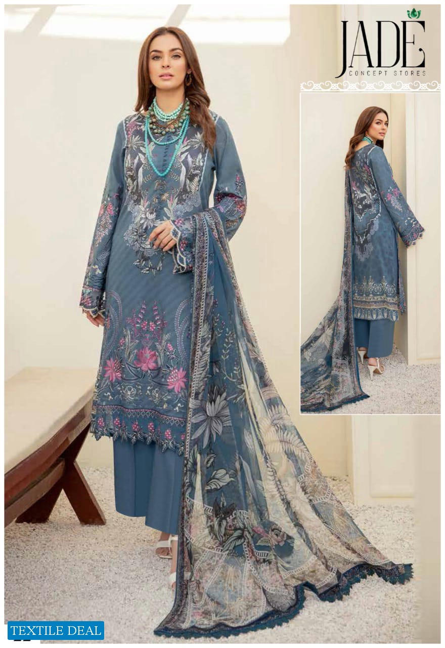 Jade Firdous Urbane Luxury Festive Lawn Vol-3 Wholesale Lawn Pakistani Concept Dress