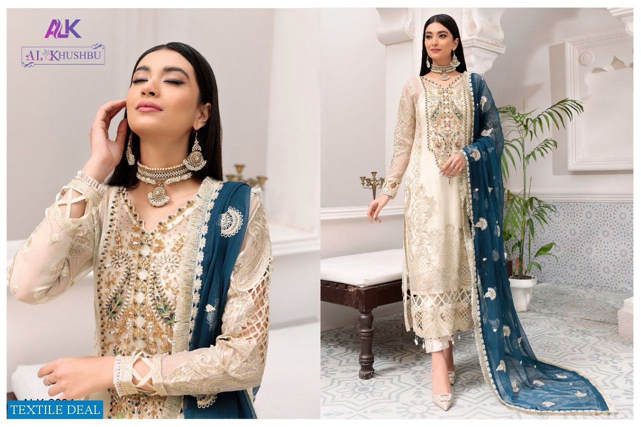 AL KHUSHBU MISTY VOL 2 GEORGETTE WORK PAKISTANI FANCY SUITS