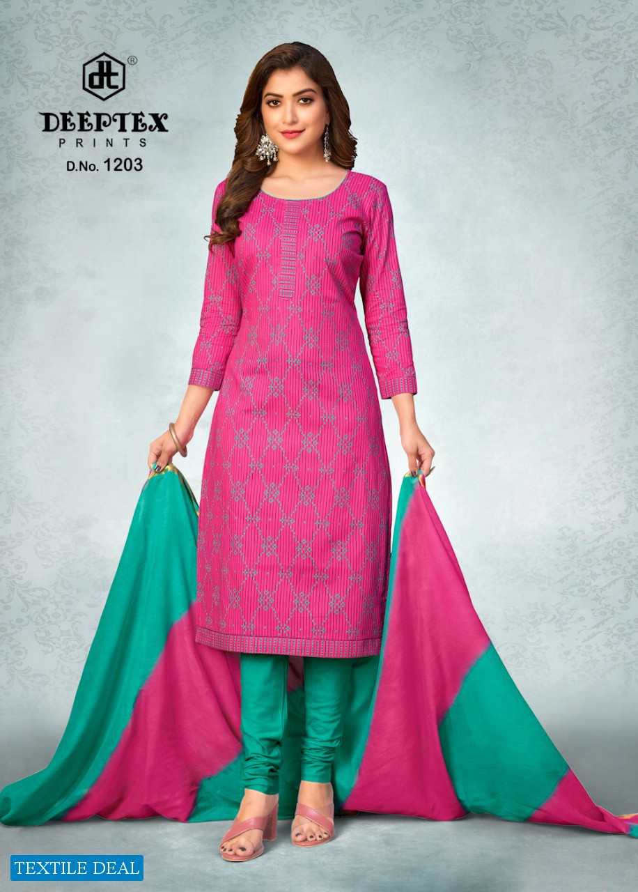 Deeptex Tradition Vol-12 Wholesale Pure Cotton Printed Dress Material