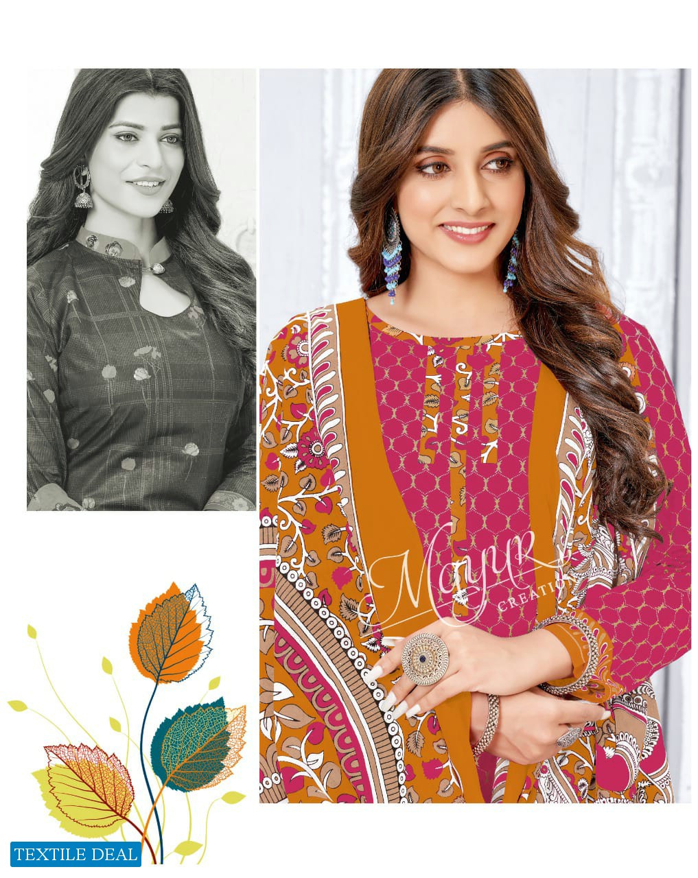 Mayur Khushi Vol-61 Wholesale Pure Cotton Printed Dress Material