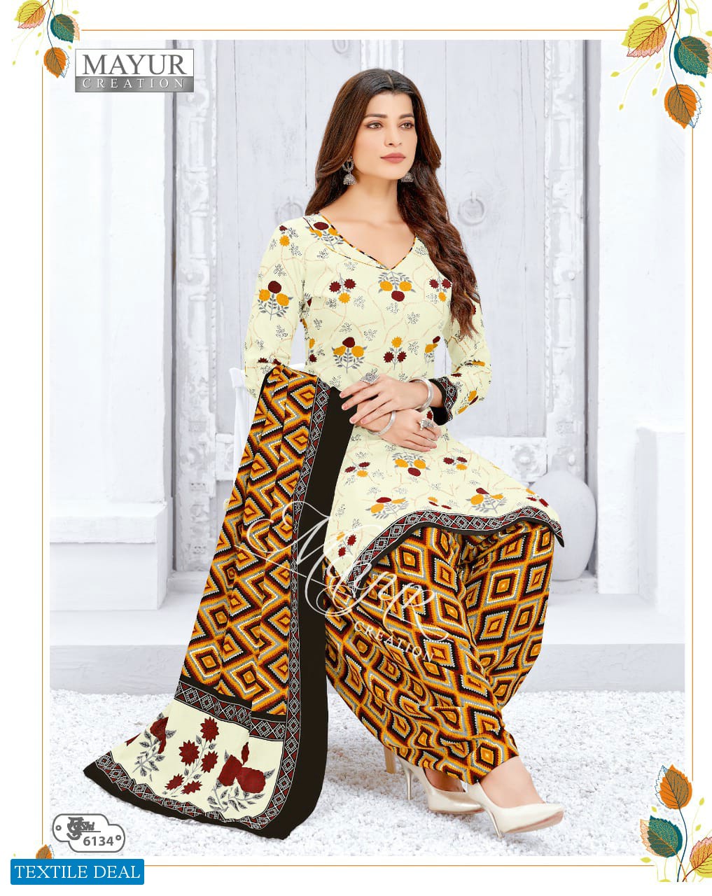 Mayur Khushi Vol-61 Wholesale Pure Cotton Printed Dress Material