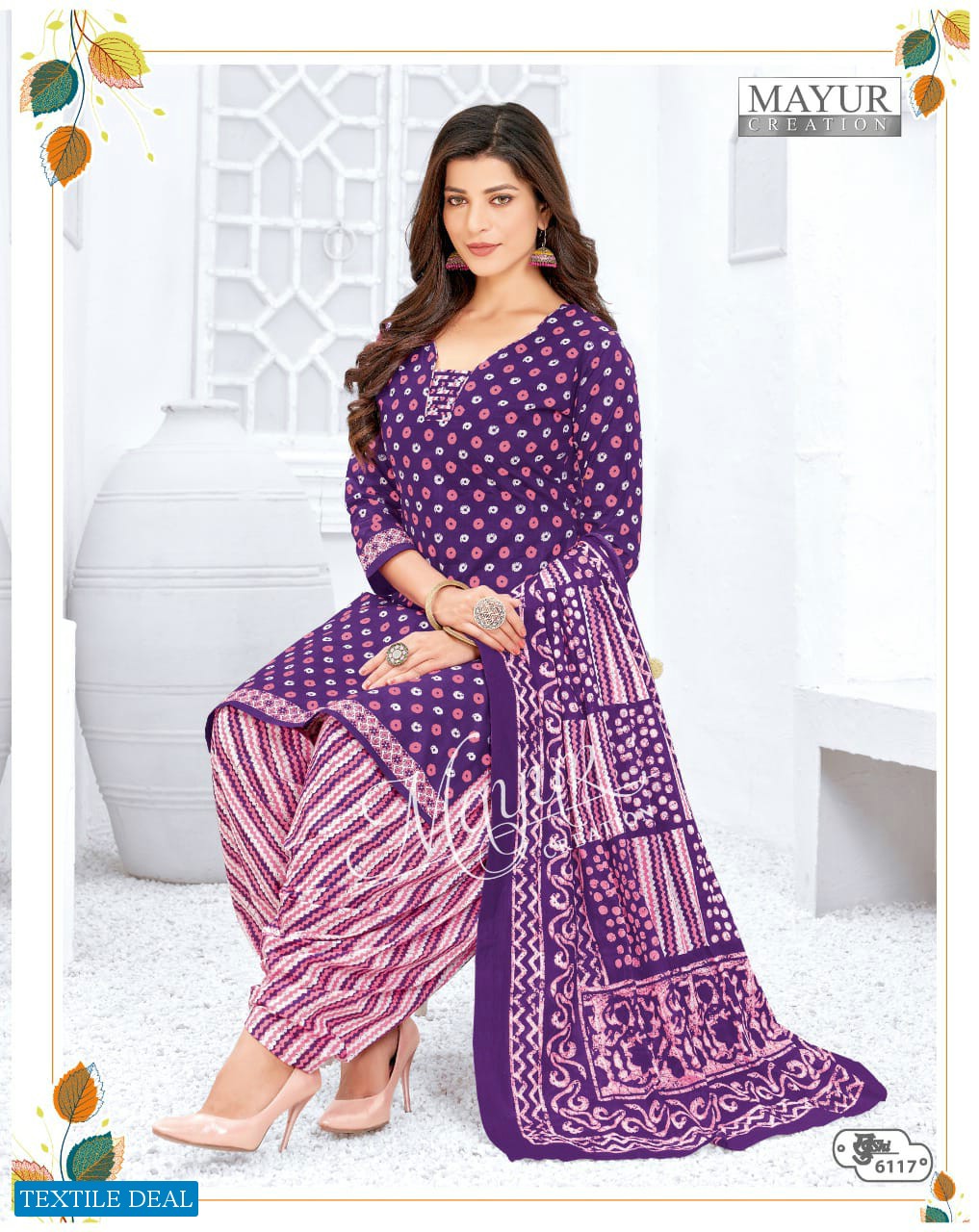 Mayur Khushi Vol-61 Wholesale Pure Cotton Printed Dress Material