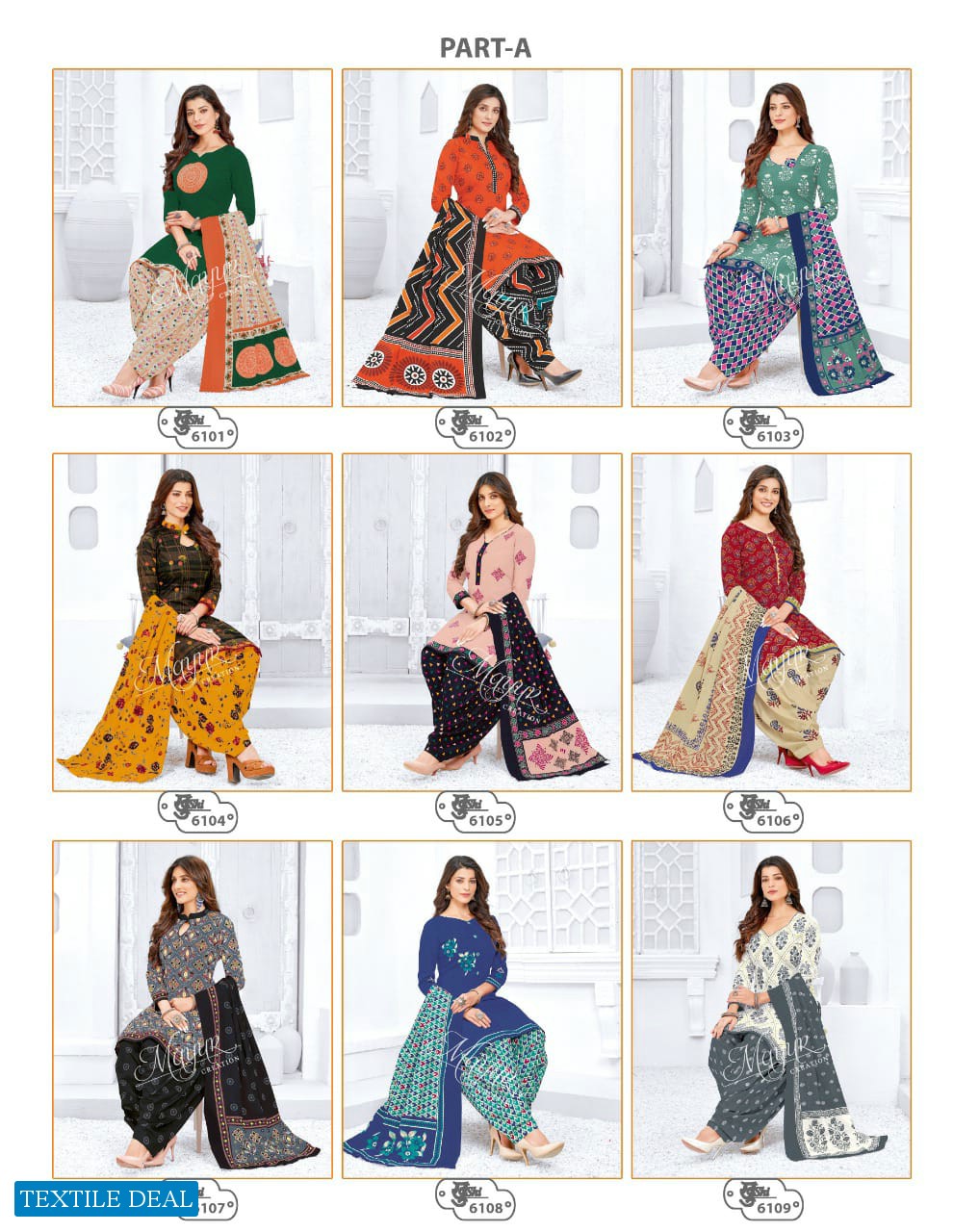 Mayur Khushi Vol-61 Wholesale Pure Cotton Printed Dress Material