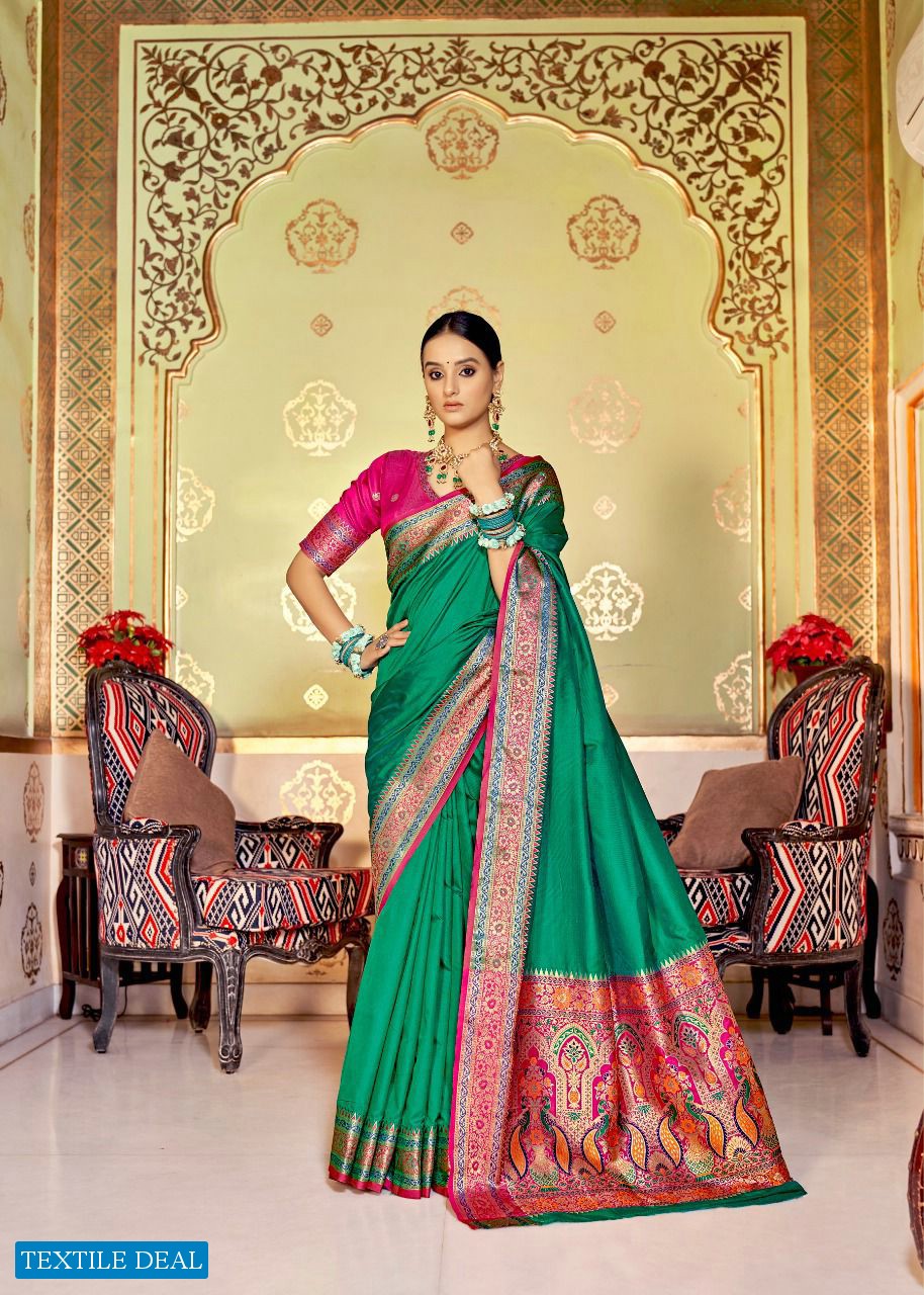 Rajpath Aarchi Wholesale Soft Banarasi Rich Pallu Sarees