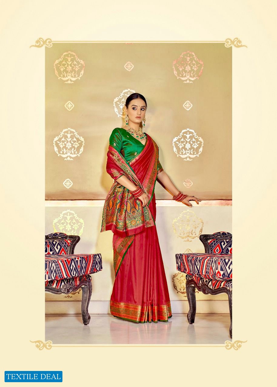 Rajpath Aarchi Wholesale Soft Banarasi Rich Pallu Sarees