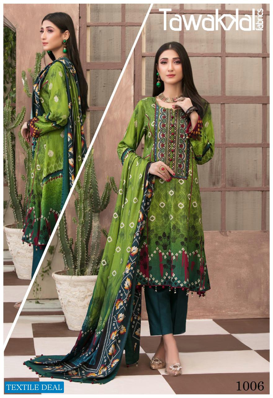 Tawakkal Prisa Cotton Collection Wholesale Karachi Print Dress Material