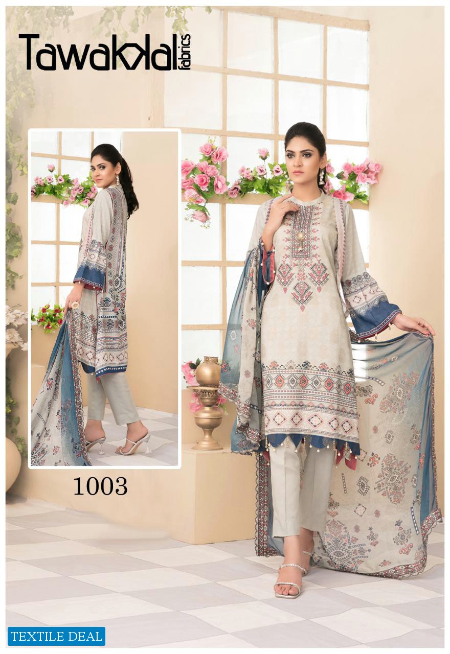 Tawakkal Prisa Cotton Collection Wholesale Karachi Print Dress Material