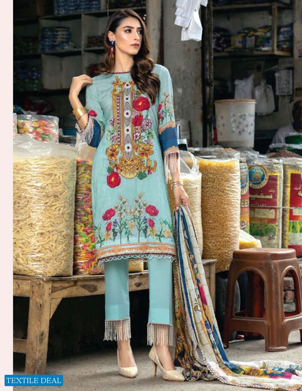 Apna Saniya Vol-6 Wholesale Karachi Print Cotton Dress