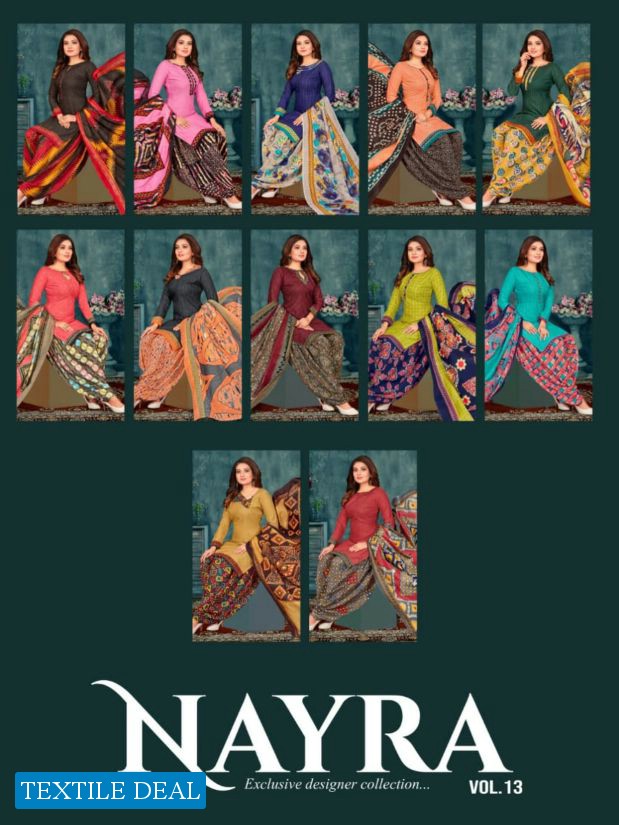 SSS Nayra Vol-13 Wholesale Indo Fabrics Dress Material