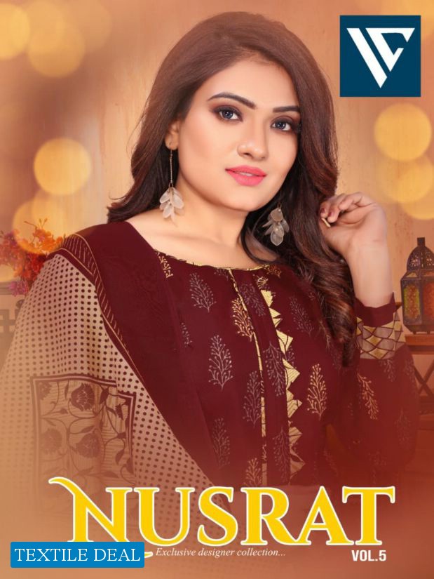 SSS Nusrat Vol-5 Wholesale indo Fabrics Dress Material