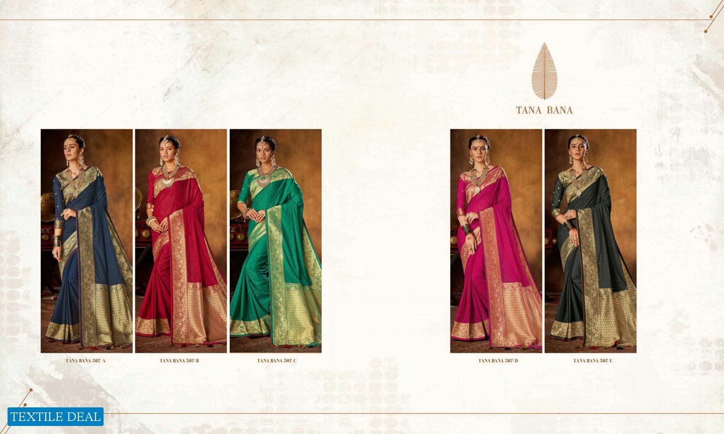 Tana Bana Bridal Beauty Wholesale Casual Indian Sarees