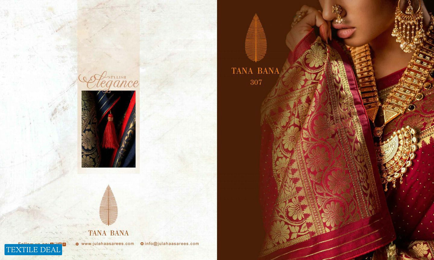 Tana Bana Bridal Beauty Wholesale Casual Indian Sarees