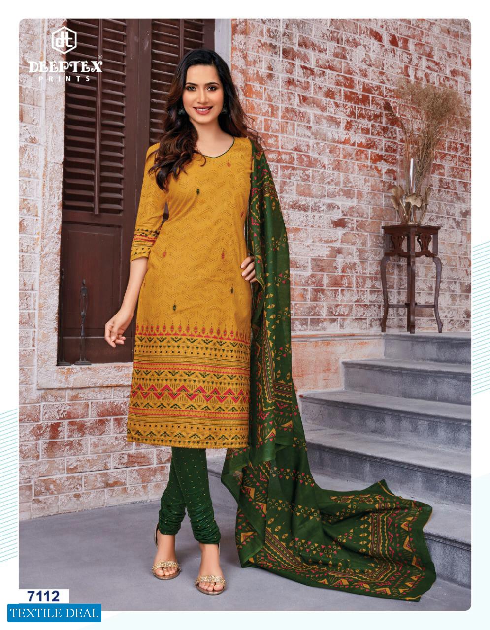 Deeptex Miss India Vol-71 Wholesale Pure Cotton Printed Dress Material