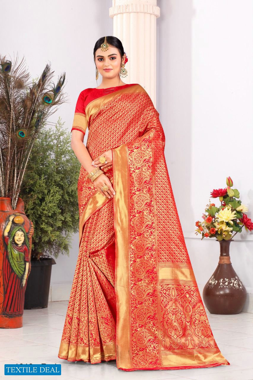 Santraj 1010 Colour Wholsale Banarasi Silk Saree Collection