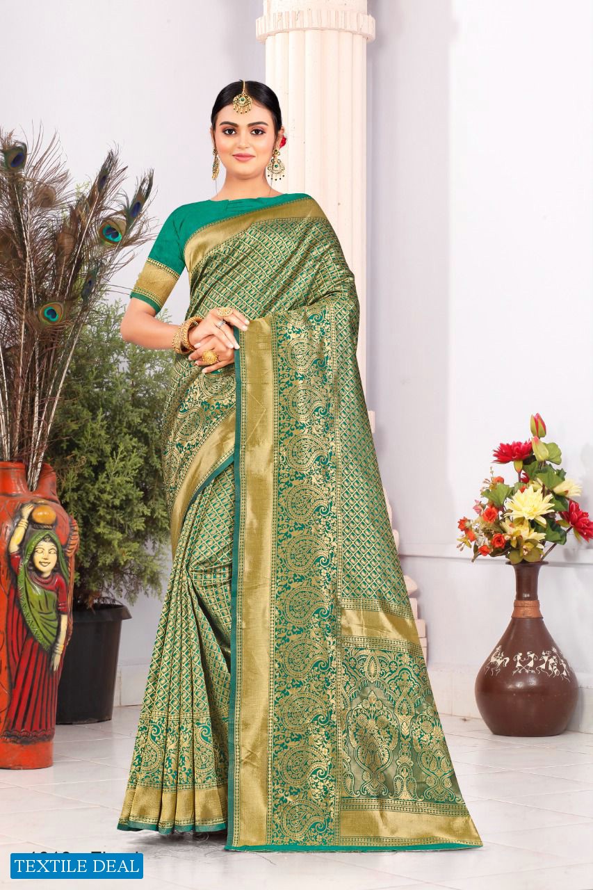 Santraj 1010 Colour Wholsale Banarasi Silk Saree Collection