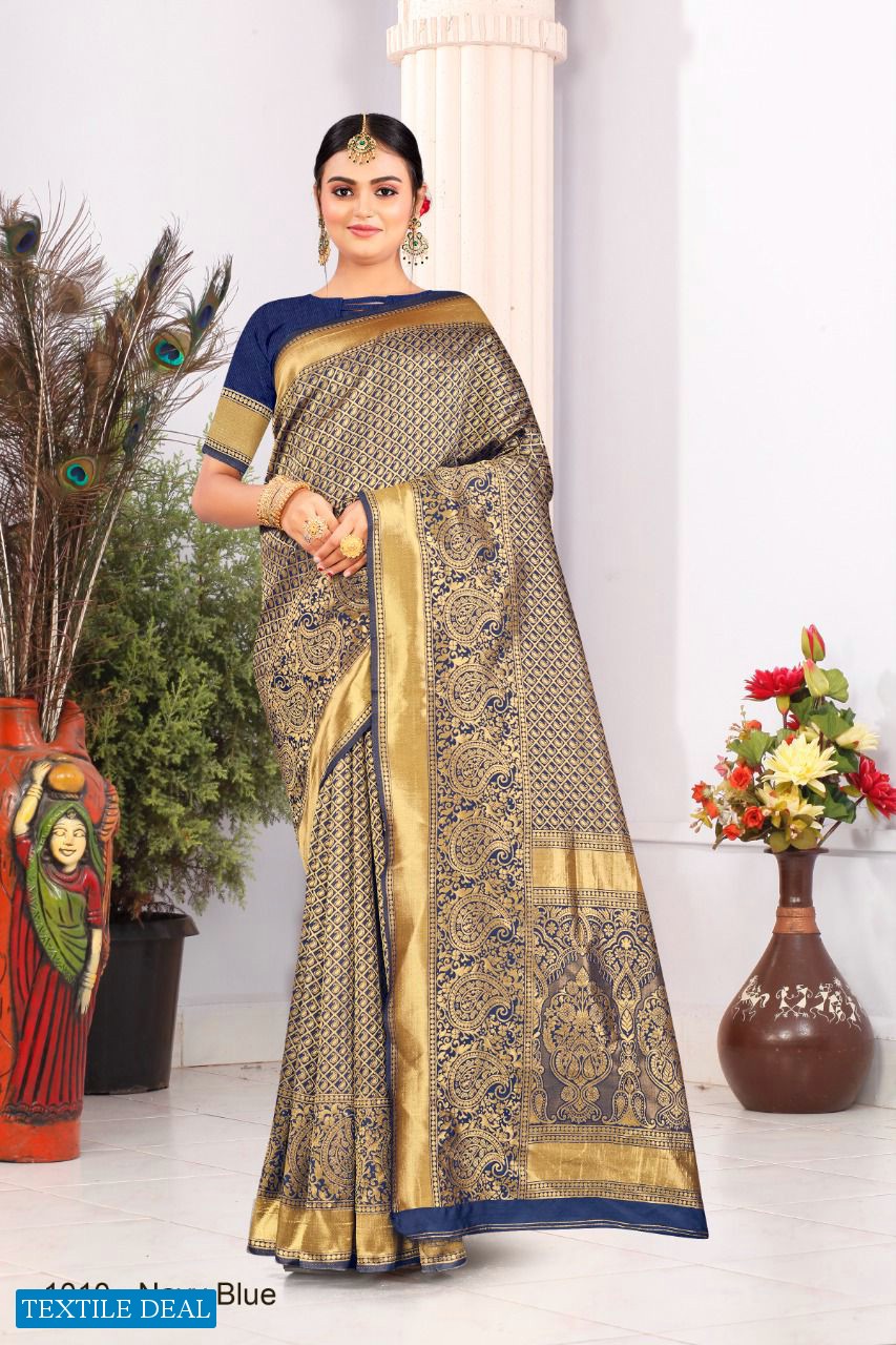 Santraj 1010 Colour Wholsale Banarasi Silk Saree Collection