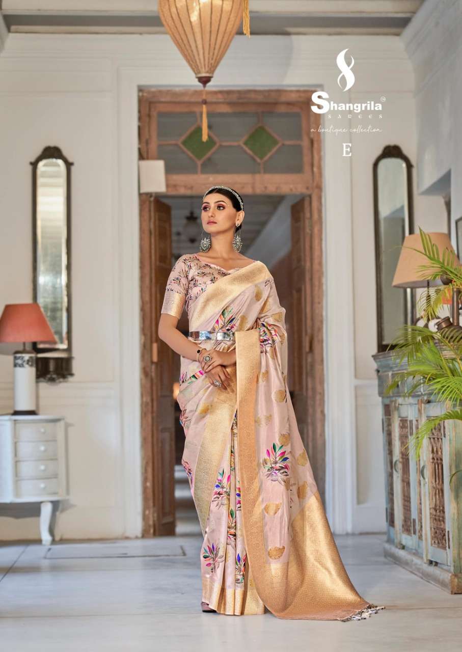 SHANGRILA PRESENT JASMINE DIGITAL PALLU FANCY SAREES IN SURAT