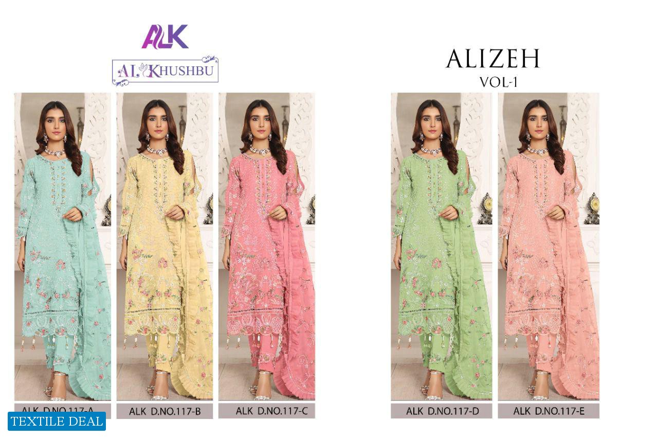 Al khushbu Alizeh Wholesale Pakistani Concept Dress