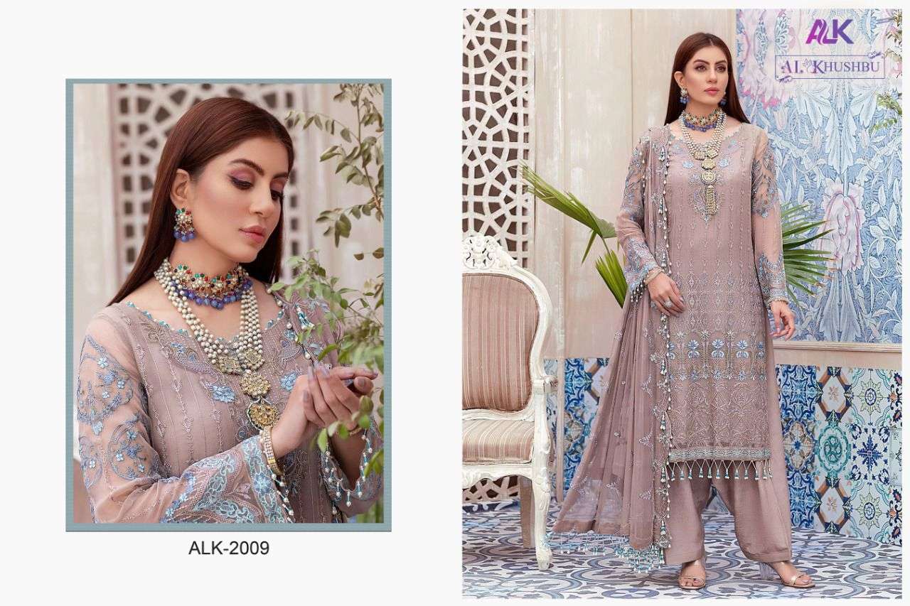 AL KHUSHBU MARIYA VOL 1 HEAVY EMBROIDERY GEORGETTE DRESSES