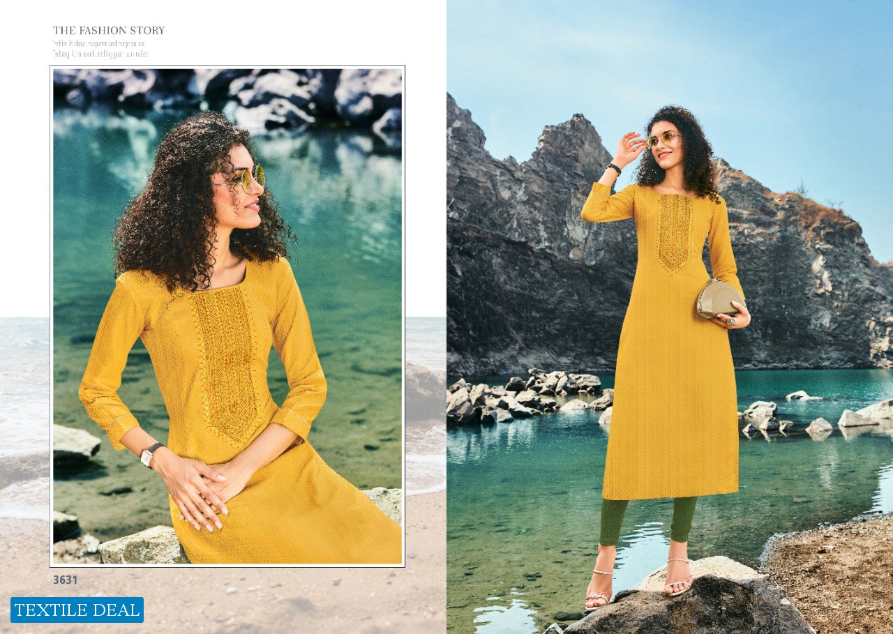 RANGOON LIGHT LINE VOL 10 SIMPLE READYMADE KURTI