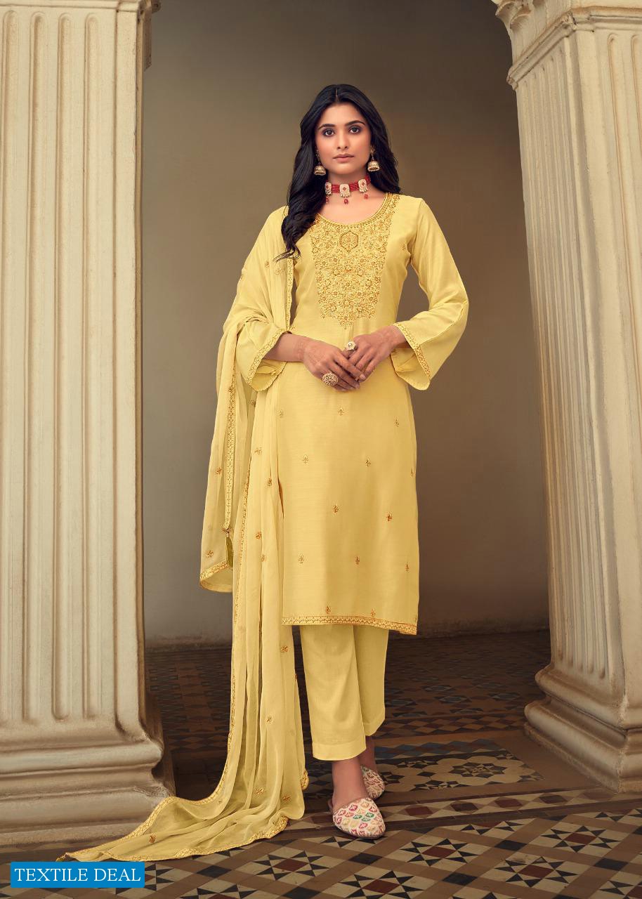 Bela Shafaq Wholesale Resham Muslin Casual Salwar Suits