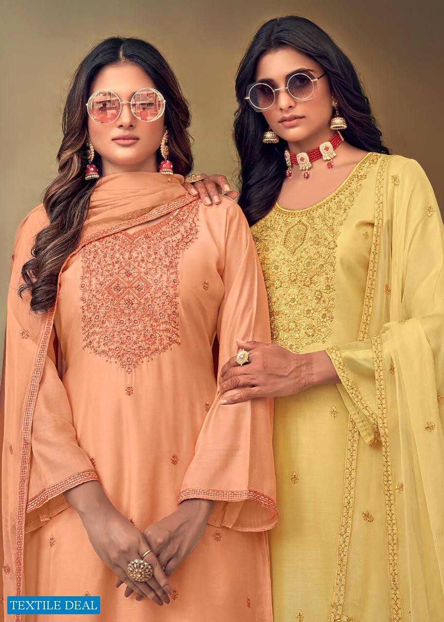 Bela Shafaq Wholesale Resham Muslin Casual Salwar Suits